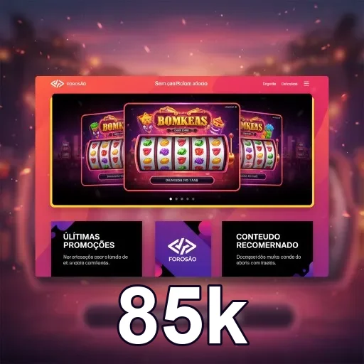 Acesso rápido e suporte mobile no 85k