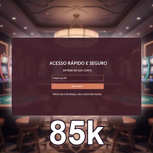 Pix no 85k com depósitos e saques mobile